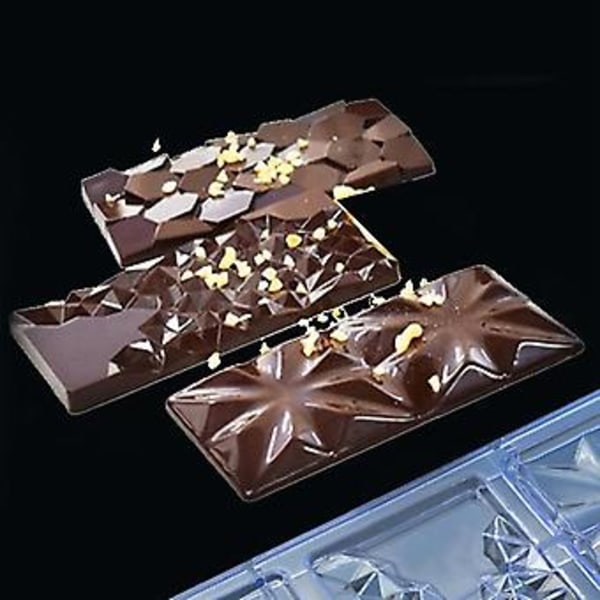 Chokolade Cadny Bar Form Polycarbonat Chokoladeform Plastik Bagekonditori Kageform Bonbon Confe