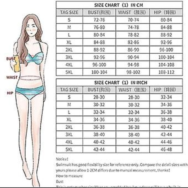 Flickors badkläder leopardmönster sexig flerfärgad fyllig flickor delad plus size bikini badkläder M Gul