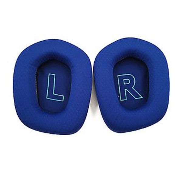 Andningsbara Mesh-Öronmuffar för G733 G335 Headset-Öronkuddar Reparationsdelar (Blå)