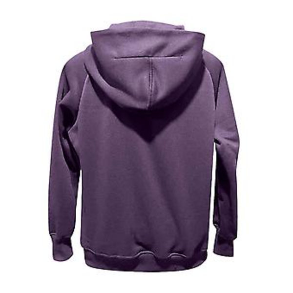 Zip Up Hoodies til Kvinder Fleecejakker Trøjer Efterårstøj Sweatshirts Med Lommer Vinter Y2k Tøj XL Lilla