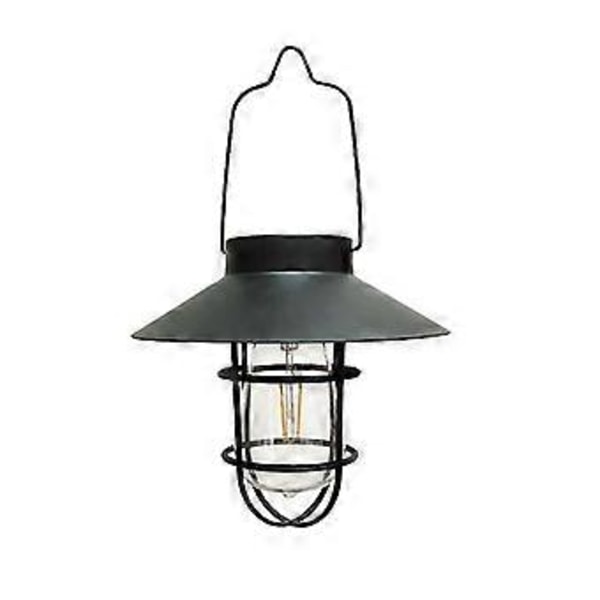 Solar utendørs hagelampe tungstenlampe dekorativ atmosfære lampe B & B retro vegglampe retro lykt