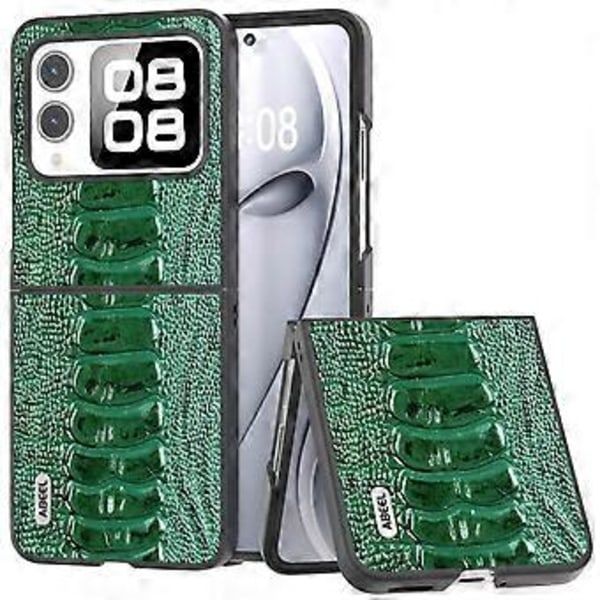 Til Huawei nova Flip 5G Etui Ægte Læder Krokodille Tekstur Telefon Cover (Style C)