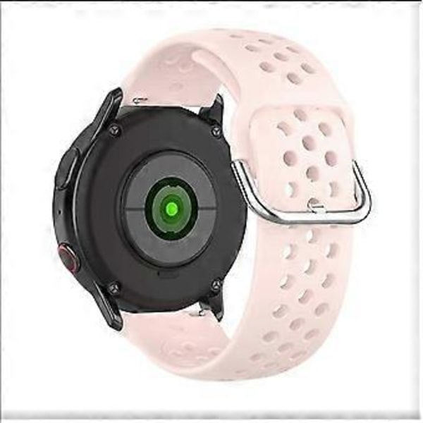 20mm ja 22mm silikoninen kellon ranneke, pikakiinnitys miehille ja naisille, korvaava ranneke älykelloon, pinkki