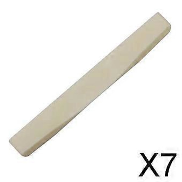 7X Sadel i boskapsben för akustisk gitarr 75mm
