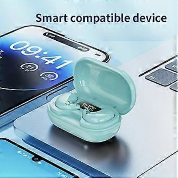Sleep UltraThin Trådløse Bluetooth Hovedtelefoner Usynlige OnEar Mini Hovedtelefoner (Hvid)