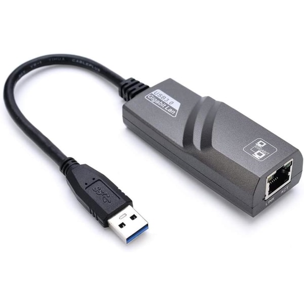 USB Ethernet-adapter, USB 3.0 till RJ45 Ethernet-adapter, 1000 Mbps