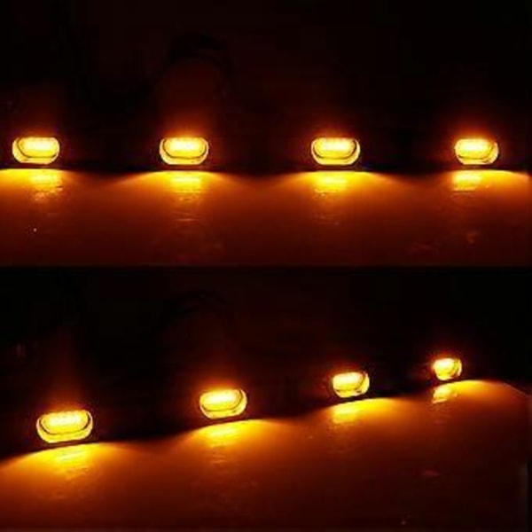 For 12-15 Toyota Tacoma Front Grill Gul LED-enhet Med Ledningsnett