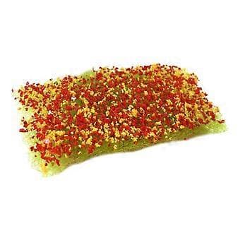 Græsrede Model Simulation Turf Terræn Model Kunstgræs til Tog (rød orange)