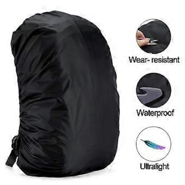 35-80L Ryggsäck Regnskydd Utomhus Vandring Klättring Väska Skydd Vattentätt Regnskydd För Ryggsäck (Armégrön 45L)