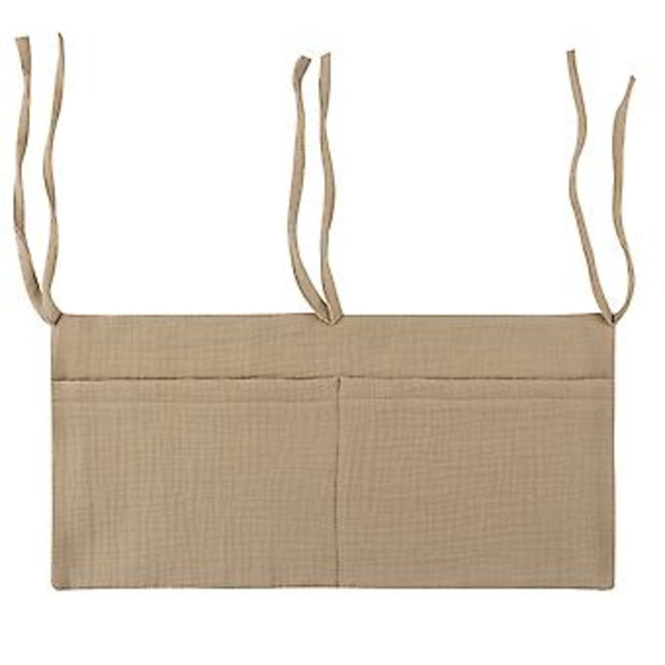 Multifunksjonell Baby Seng Oppbevaringspose Lys Khaki