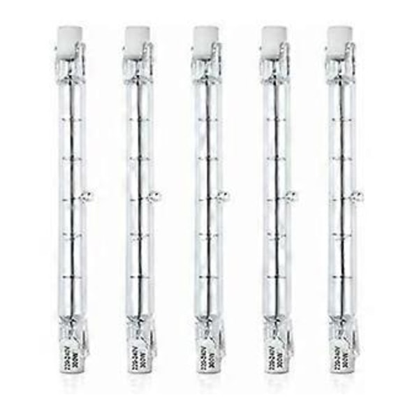 Dæmpbar R7S 118mm 300W Halogenpære Blyant AC220-240V 5900lm J118 Halogenprojektør Lineær til landskabsbelysning, sikkerhed, gadelampe (Pakke med