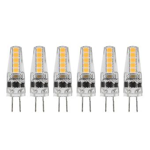 10 kpl G4 LED-lamppuja 2W Bi-Pin-kanta himmennettävät lamput riippuvalaisimelle kattolampulle pöytälampulle lämmin valkoinen 3000K AC 1224V ( )