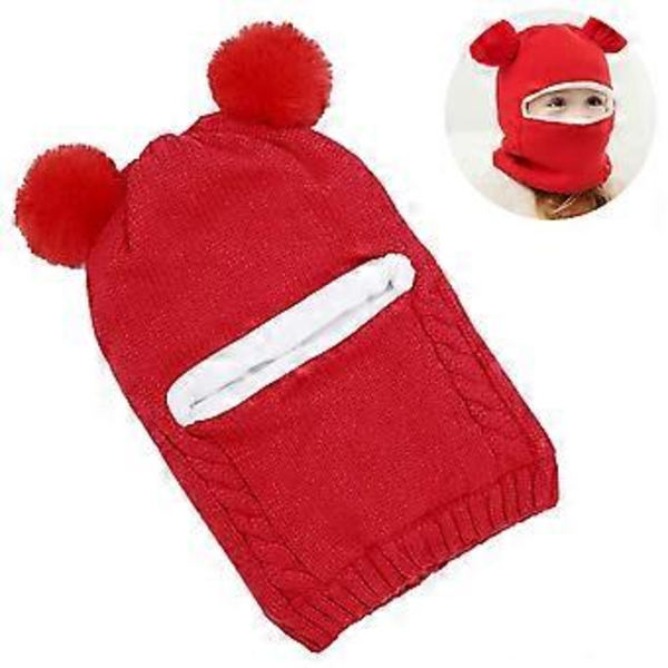 1-delat Baby Vintermössa & Halsduk Set, Unisex Småbarnsmössa & Halsduk