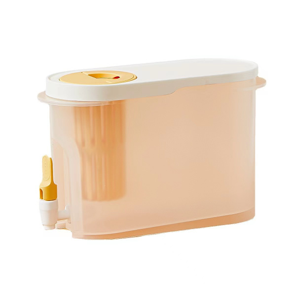 1 Gallons Vandkande til Køleskab med Citronade, Drikkedispenser til Juice, W