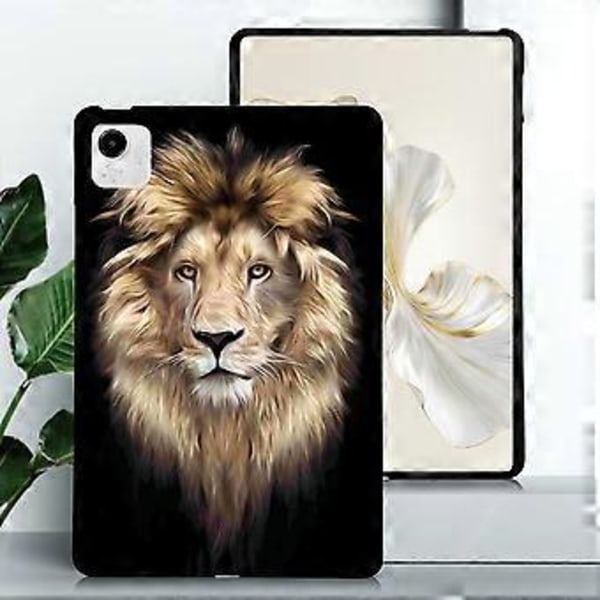 För Honor Pad X9a TPU Skal Mönstertryck Slim Tablet Skyddsfodral (Lejon)