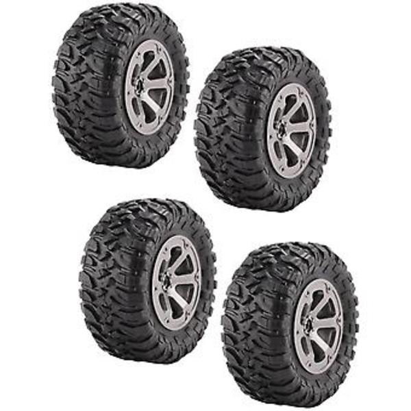 4 st 73mm Däck Hjul för C14 C24 B24 B36 MN D90 MN-90 MN99S FY003 FY004 RC Bil Uppgraderingsdelar A