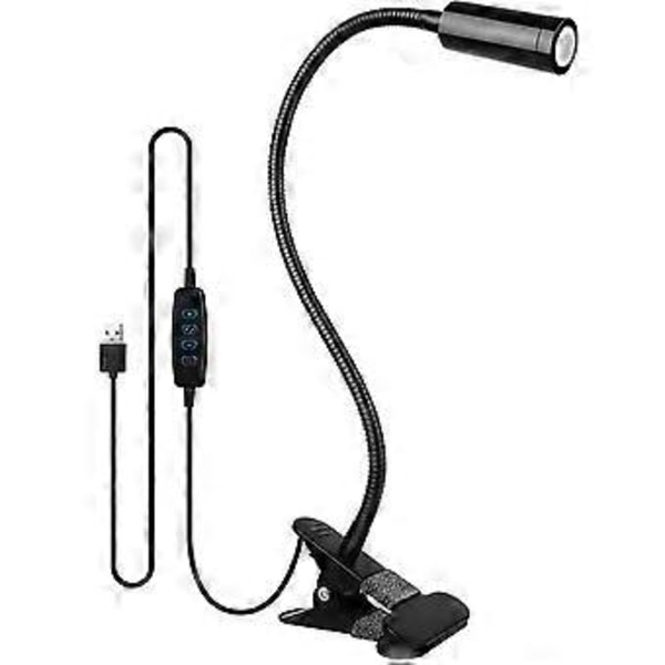 Skrivebordslampe med svanehals, multifunksjonell smartbryter, langvarig ytelse for daglig bruk, fleksibel og holdbar