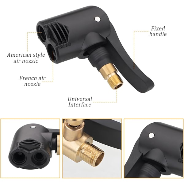 Bilventil-adapter, messingpumpe, trådløs erstatningspumpe