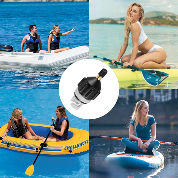 Ventiladapter för kompressorsupventil SUP-pumptillbehör för uppblåsbar roddbåt Stand Up Paddle Board