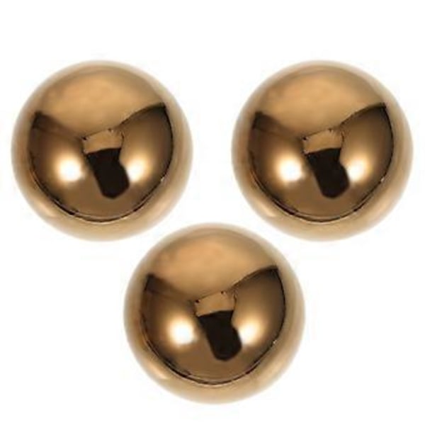3 st Kaffebord Bordsdekor Bordsdekoration Mittpunktsbollar Stål Trädgårdsbollar Spegelglob Trädgård Trädgårdsklot