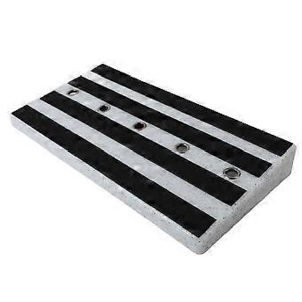 Gitarr Effektpedalbräda PE Haken och Slinga Fäste Instrument Tillbehör för Prestanda Marmor Design (Vit)