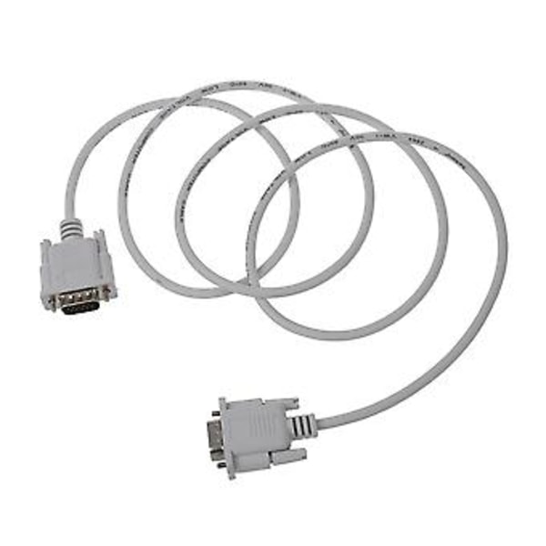 VGA DB15 Han till RS232 DB9 Han Adapterkabel / Video Graphic Förlängningskabel (Vit, 1.4M)