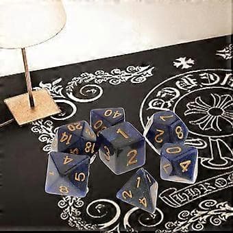 5-10pack 7st/set Multi Sido Numeriska Tärningar för DND RPG Rollspel Casino Leksaker (5 st)