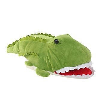 Djur Handdockor Barnpresenter Practical Jokes, Rollspel Utvecklar Intelligens för (Krokodil)