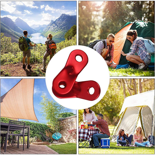 30 stk. Camping Reb Tensioner Aluminiumlegering Telt Reb Justerer Holdbar Myre