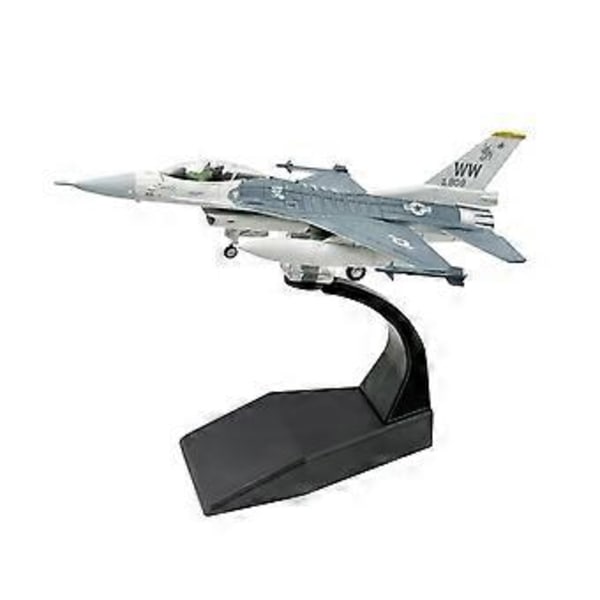 Støpt Modell Simulering Voksne Gaver 1/100 F16C Jagerfly for Kontor Hjem