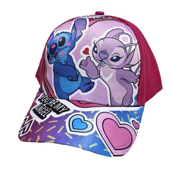 Stitch Anime Tecknad Barnkeps med Tryck, Justerbar
