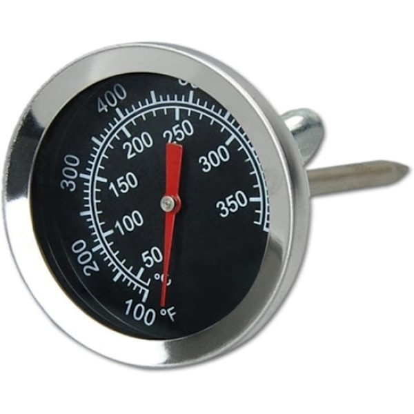 Ovnstermometer i rustfritt stål BBQ Grill Røyktermometer