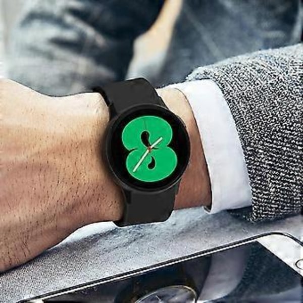 No Gap Rem Kompatibel med SAMSUNG Galaxy Watch 5/4 40mm 44mm, Nior Sømløs Justerbar Silikone Sportsrem til Galaxy Watch5 Pro 45mm, Galaxy