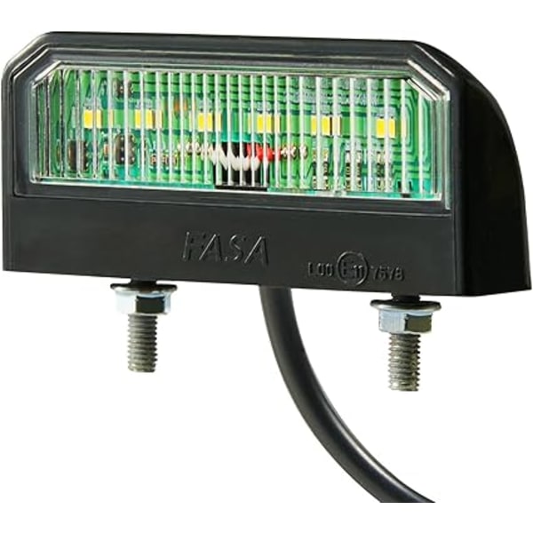 1 stk. LED-baglygte til nummerplade 12 V 24 V universal til trailer, bil ca