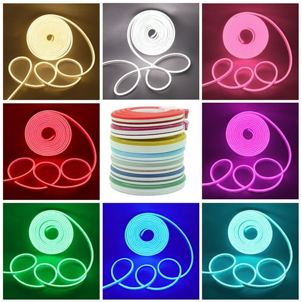 LED Neon Repband 12V LED-remsa Vattentät Silikon