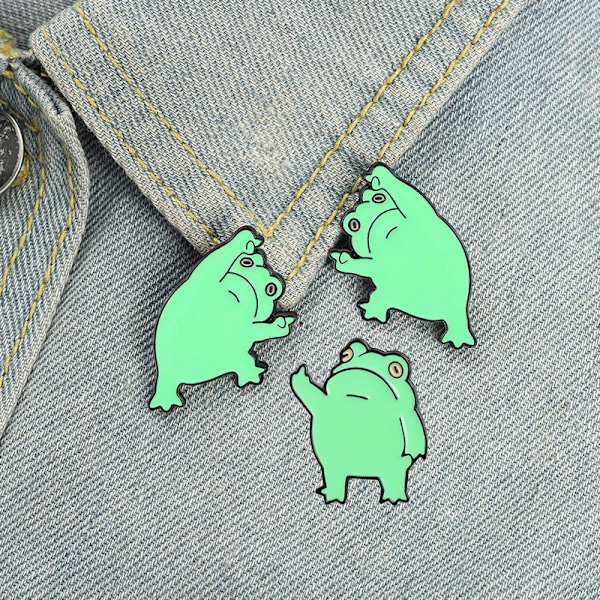 Broche Pin Sød Frø Nonbinær Transkønnet Stolthed