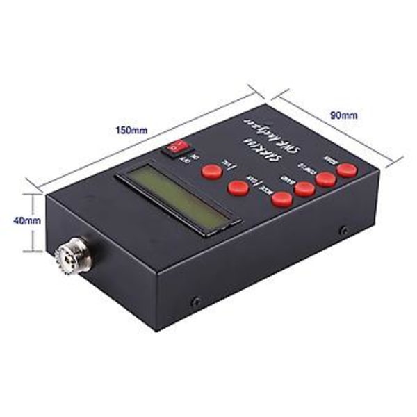 SARK100 Antennianalysaattori 1-60MHz Lyhytaalto SWR Antennianalysaattori 1,0 - 9,99 SWR Käyttökelpoinen M