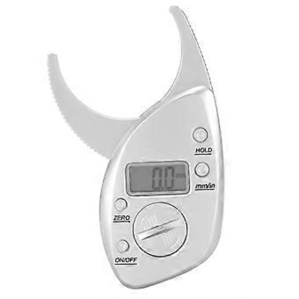 Kroppsfettkaliper med Digital Display Hög Noggrannhet Batteridriven Kroppsfettmätning ( )