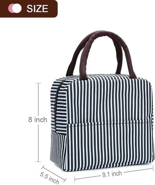 Lunsjpose Isoert Tote Bag Lunsjboks Resuable Kjølerpose Lunsj