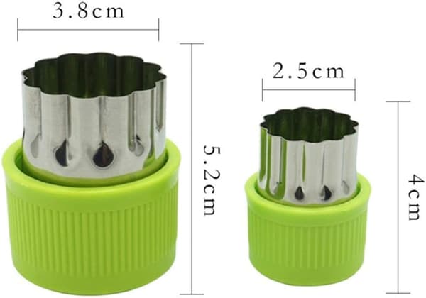 Grønnsakskutterformer Sett (12 Stykker) for Barn - Mini Rustfritt