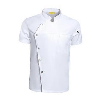 Arbeidsklær Uniform Større Størrelser Matservering Hvit M (4XL Hvit)