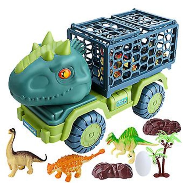 Suuri Insinööriajoneuvo Dinosaurusten Leikkiautosetti Pojille Simuloitu Kaivinkone Kuorma-auto A