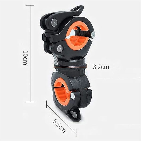 4-pack rullstols käpphållare, praktisk 360° roterande klämma, Whee