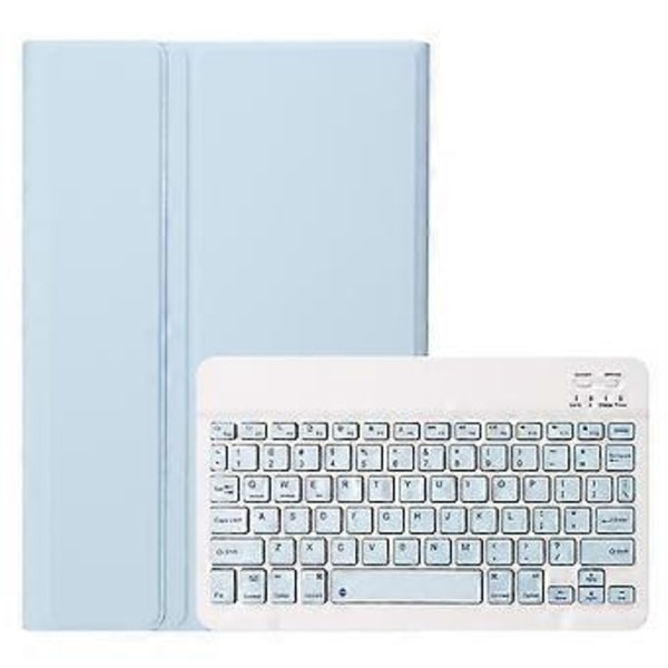 Tyyppi E A710B Samsung Galaxy Tab S9 X710/X716B/X718U Bluetooth-näppäimistölle Suojakotelo PU+TPU (Tyyli E)