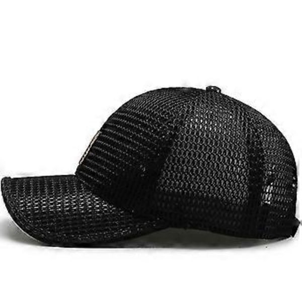 Mesh Baseballkeps Sommarkeps Truckerkeps Mesh Hatt Basebollkeps Herr Dam Utomhussport Flerfärgad Valfri (blå)