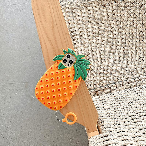 Silikoninen Fidget-lelu Puhelin Kuori Push Pop Kupla Suojaava Kuori iPhone12