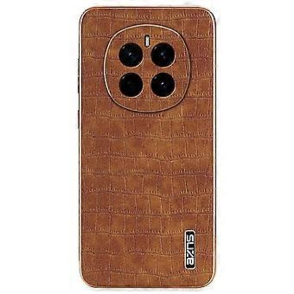 AZNS For Honor Magic7 5G Etui Elektroplettering Krokodille Tekstur PU+TPU Telefon Cover (Style A)