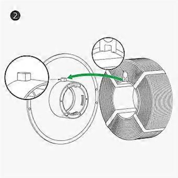 Til Bambu Lab 3D Printer Højtemperatur Materiale Rack Genanvendelig Spole til ABS ASA PA6-GF ABS-GF Fil