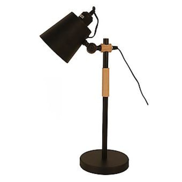 LED Bordlampe Øjenbeskyttelse Læselampe Ledningsført Justerbar Vinkel Metal Skrivebordslampe Kontorlampe til Kollegieværelse Soveværelse