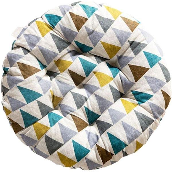 Mjuk tryckt stolsdyna Klassisk kontorsstolsdyna 40x40cm Rund-T
